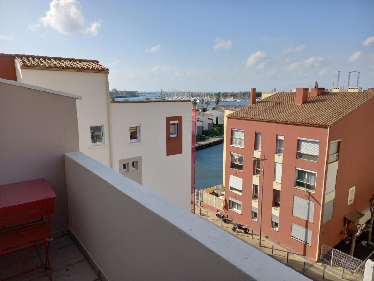 Port Brescou, T3 En Duplex Climatise, Superbe Vue Sur Le Port Appartement Agde Buitenkant foto