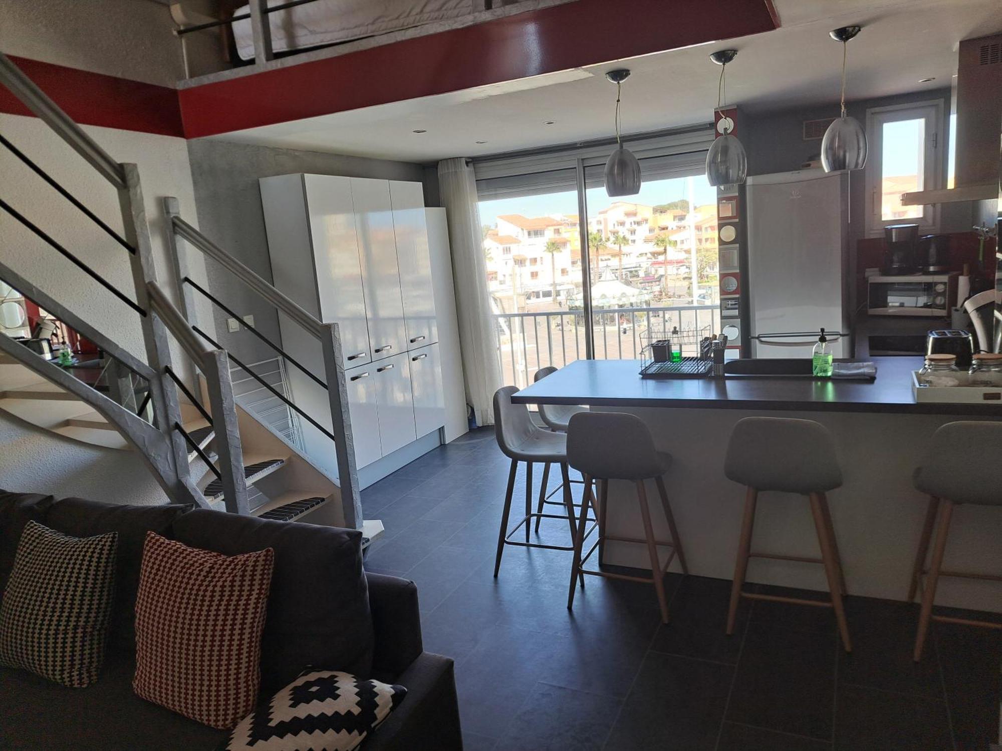 Port Brescou, T3 En Duplex Climatise, Superbe Vue Sur Le Port Appartement Agde Buitenkant foto